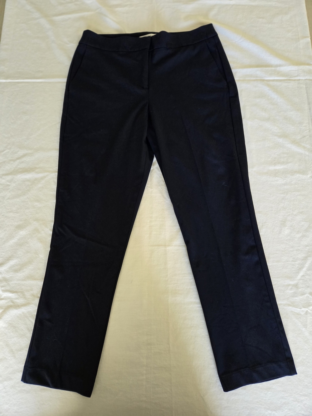 Maison d’Amélie Paris Navy Blue Tailored Trousers – Size 6